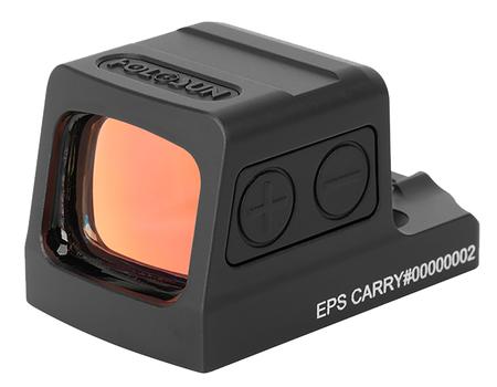 Holosun EPSCARRYRD2 EPS Carry Red 2  Black Anodized 0.58 x 0.77 2 MOA Red Dot Reticle