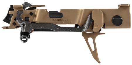 Sig Sauer 8900160 P320 Custom Works Fire Control Unit *FFL Item (FCU Only), 9mm Luger/40 S&W/357 Sig, Gold Nitride, Titanium Frame & Flat Face Skeletonized Trigger, Fits Sig P320 Parts
