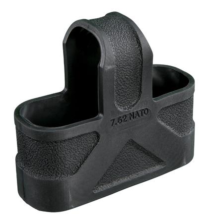 Magpul MAG002-BLK Original Magpul  made of Rubber with Black Finish for 7.62x51mm NATO Mags 3 Per Pack