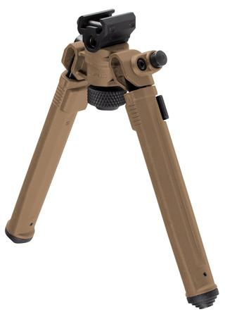 Magpul MAG941-FDE Bipod  made of Aluminum with Flat Dark Earth Finish, 1913 Picatinny Rail Attachment, 6.30-10.30