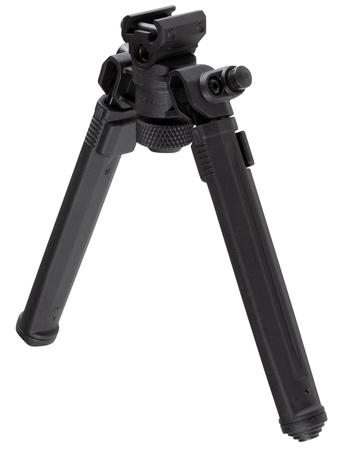 Magpul MAG941-BLK Bipod  made of Aluminum with Black Finish, 1913 Picatinny Rail Attachment, 6.30-10.30