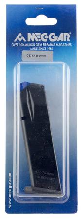 Mec-Gar MGCZ7517AFC Standard  Blued with Anti-Friction Coating Detachable 17rd 9mm Luger for CZ 75B/Shadow 2/75 SP-01/Shadow/85B
