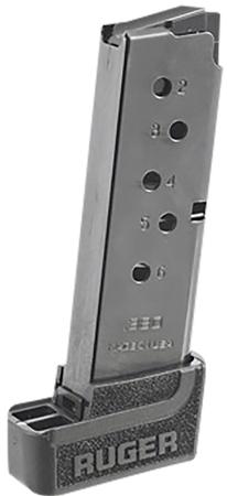 Ruger 90626 LCP II  7rd 380 ACP Extended w/Grip Extension For Ruger LCP II Blued Steel