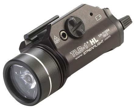 Streamlight 69260 TLR-1 HL Weapon Light 1000 Lumens Output White LED Light Rail Grip Clamp Mount Black Anodized
