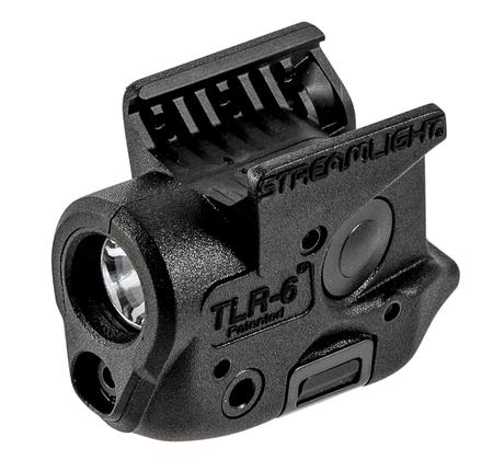 Streamlight 69284 TLR-6 Weapon Light w/Laser Sig P365 100 Lumens Output White LED Light Red Laser 89 Meters Beam Rail Grip Clamp Mount Black Anodized Polymer