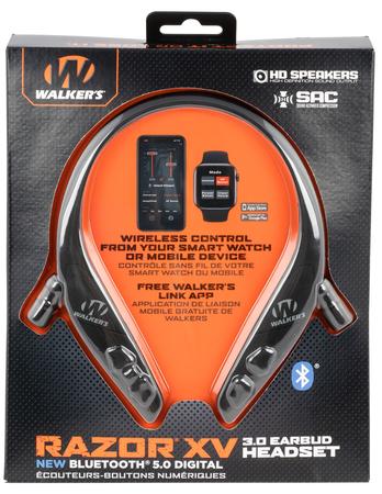 Walkers GWPBTNBT Razor XV 3.0 Headset 31 db Behind The Neck Black Adult