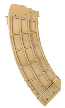 US Palm MA693A Standard  30rd 7.62x39mm For AK-47, Flat Dark Earth Polymer w/Stainless Steel Latch