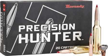 Hornady 81621 Precision Hunter  6.5 PRC 143 gr Extremely Low Drag-eXpanding (ELD-X) 20 Per Box/ 10 Cs