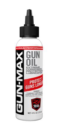 Real Avid AVBMGO4L Gun-Max Gun Oil Cleans, Lubricates, Protects 4 oz Bottle
