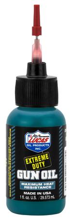 Lucas Oil 10875 Extreme Duty Gun Oil Against Heat, Friction, Wear 1 oz Squeeze Bottle