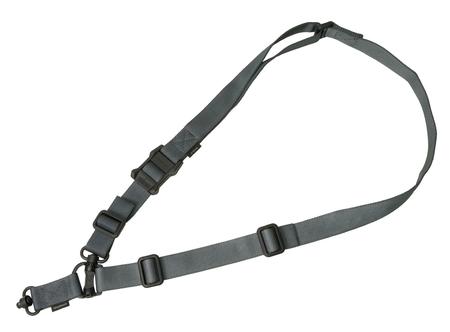 Magpul MAG518-GRY MS4 Sling GEN2 made of Stealth Gray Nylon Webbing with 1.25