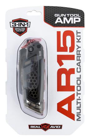 Real Avid AVGTAMPAR Gun Tool AMP-AR Gray/OD Steel Folding Multi-tool for AR-15