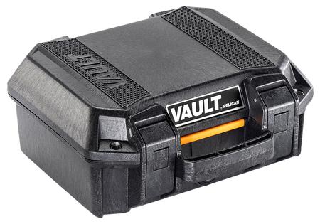 Pelican VCV100 Vault Case Small Size made of Polymer with Black Finish, Heavy Duty Handles, Foam Padding & 2 Push Button Latches 11
