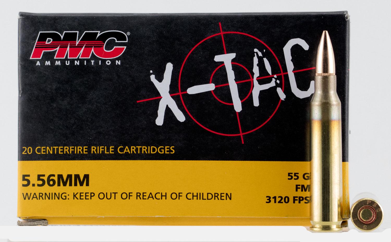 Pmc PMC 556X X-Tac Target 5.56x45mm NATO 55 gr Full Metal Jacket