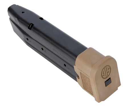 Sig Sauer MAGMODF921COY P320  21rd 9mm Luger Extended For Sig P320/M17/M18 Black/Coyote Steel