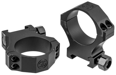 Sig Sauer Electro-Optics SOA10018 Alpha1 Hunting Scope Ring Set For Rifle Weaver Extra High 34mm Tube 0 MOA Black Powder Coated Aluminum