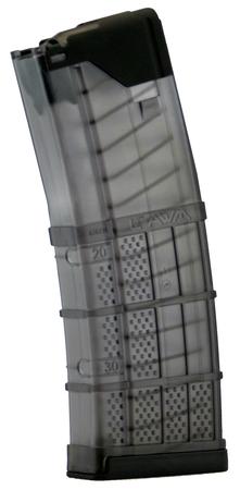 Lancer 999000232001 L5AWM  Smoke Detachable 30rd 223 Rem, 300 Blackout, 5.56x45mm NATO for AR-15