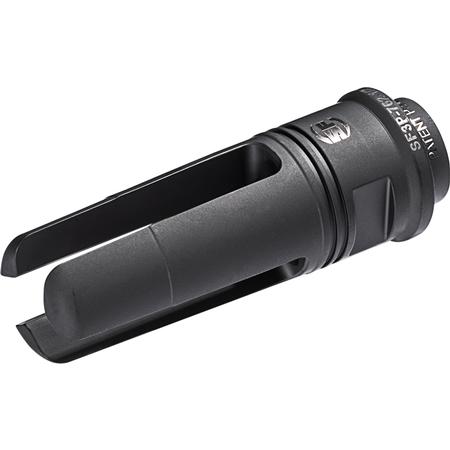 SureFire SF3P7625824 SOCOM 3-Prong Flash Hider Black DLC Stainless Steel with 5/8