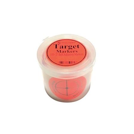 Tt Red Target Markers 100pc