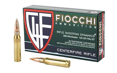 Fiocchi Ammunition, Rifle, 308win, 150 Grain 20 Rnd