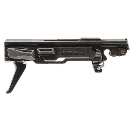 Sig Sauer 8900165 P365 Custom Works Fire Control Unit *FFL Item (FCU Only), 9mm Luger/380 ACP, Black Nitride, Titanium Frame & Flat Face Trigger, Fits Sig P365 Parts