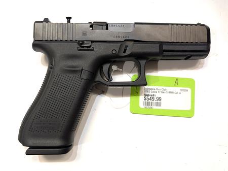 Used Glock 17 Gen 5 Rmr Cut W Factory B